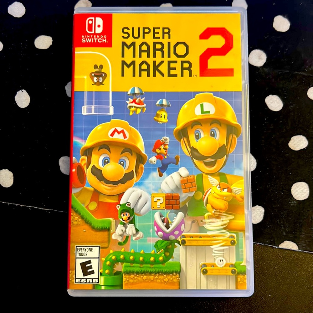 Used Nintendo switch super Mario maker 2